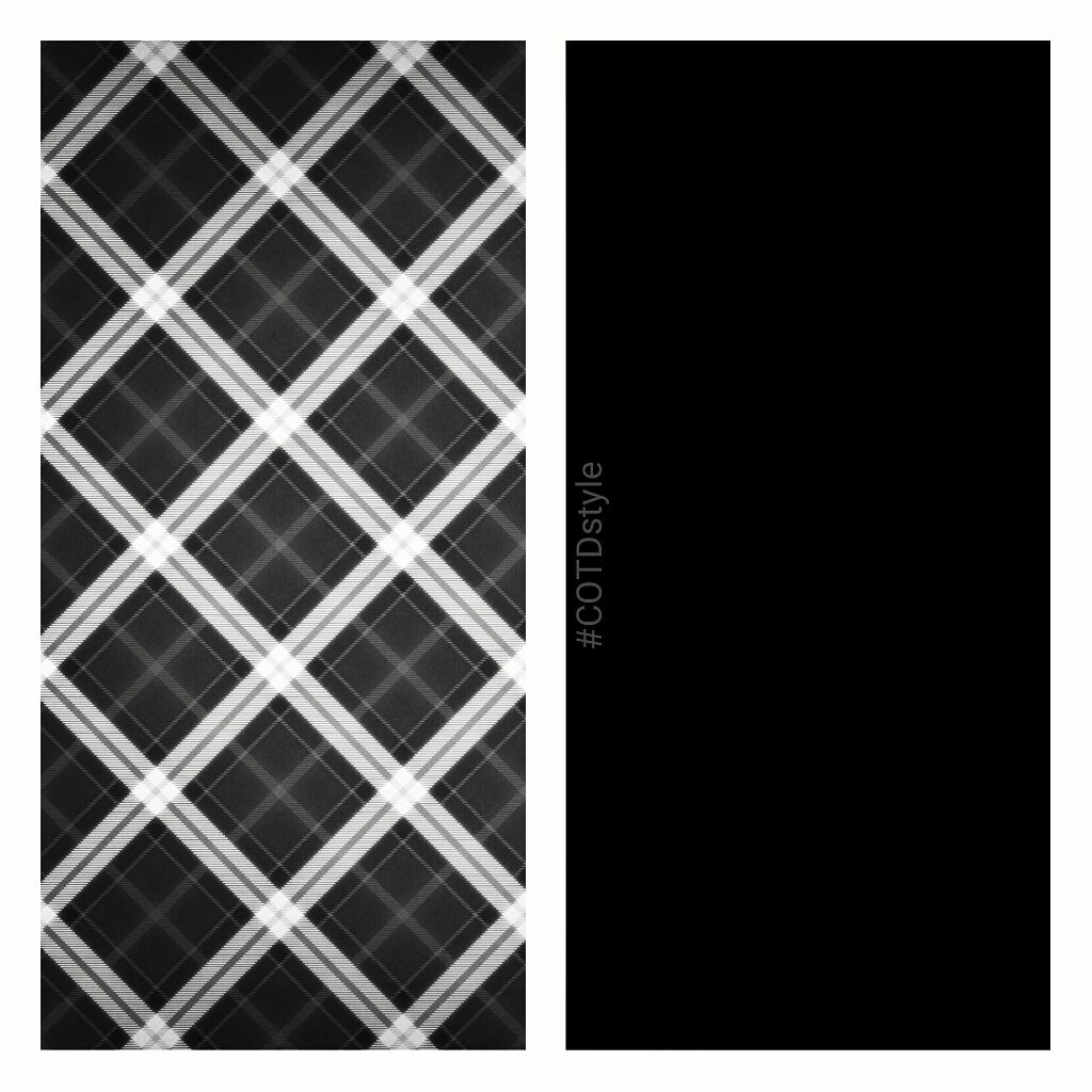 COTDstyle's tweet photo. COTD (colors of the day) WEDNESDAY: PLAID AND BLACK! #COTDstyle #COTDstylechallenge https://t.co/ua91PyGS8O