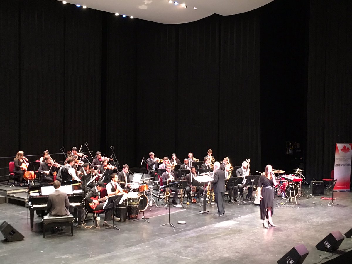 HumberMusic's tweet image. The Humber Studio Jazz Ensemble complete with strings and vocals #MFC2016 #HumberMusicLive