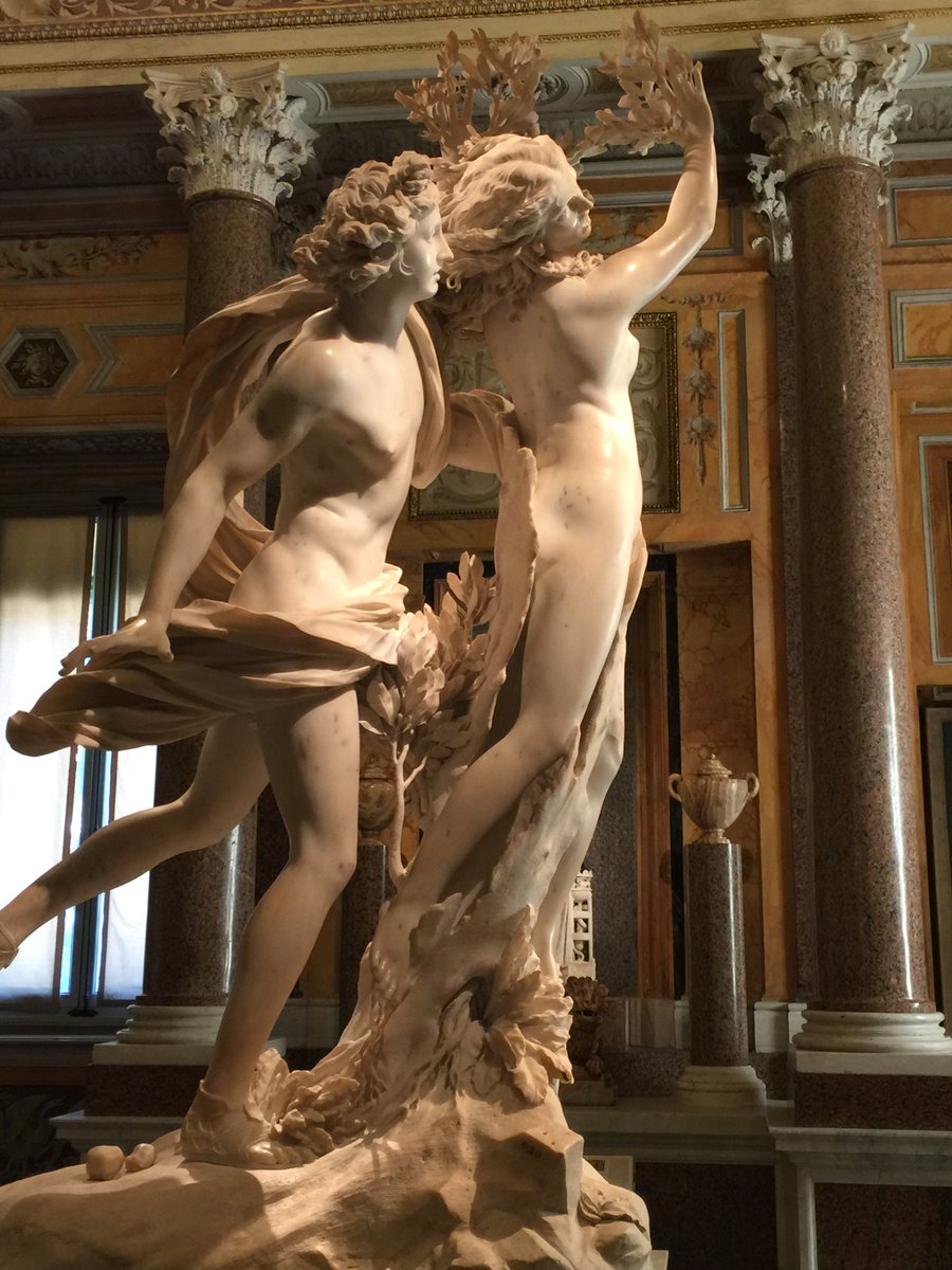 JuliaGrantham2's tweet photo. #Art enables us to find ourselves and lose ourselves at the same time. 
-Thomas Merton 
Apollo and Daphne, Bernini https://t.co/CMITBY0ZRM