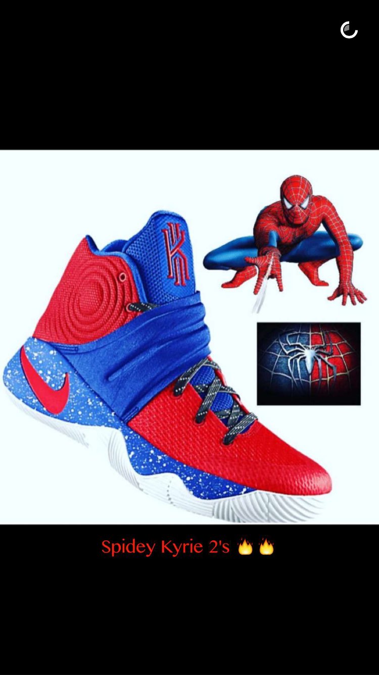 kyrie spiderman shoes