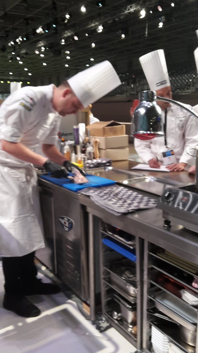 Kitchen number 1 has started! Netherland will send its fish dish in 5 hours on #BocusedorEurope