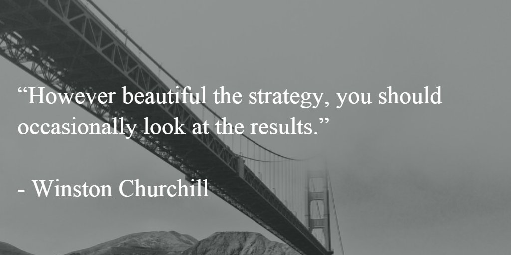 ADevotedYogi's tweet image. “However beautiful the strategy, you should occasionally look at the results.”
 
- Winston Churchill

#quote #quotes