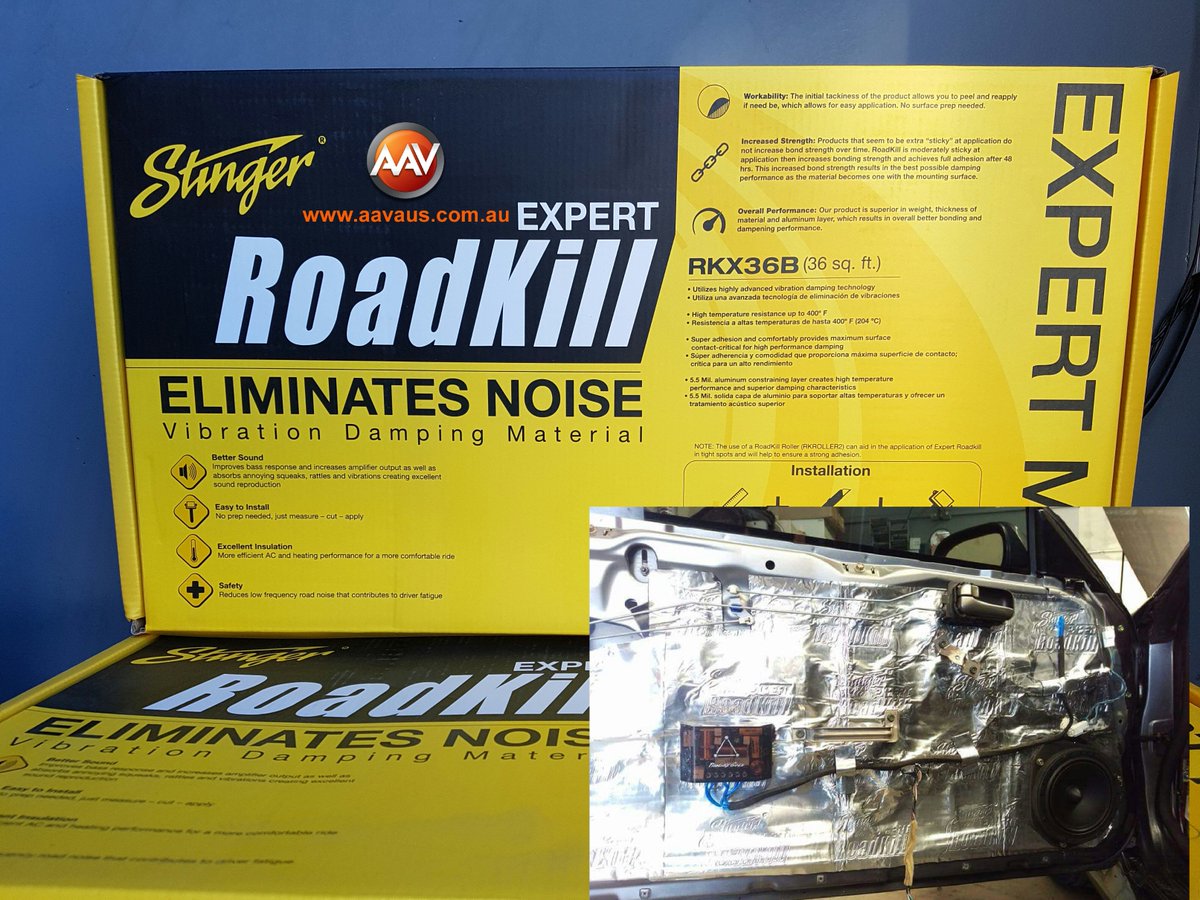 Stinger Roadkill helps keep the music in and the noise out.