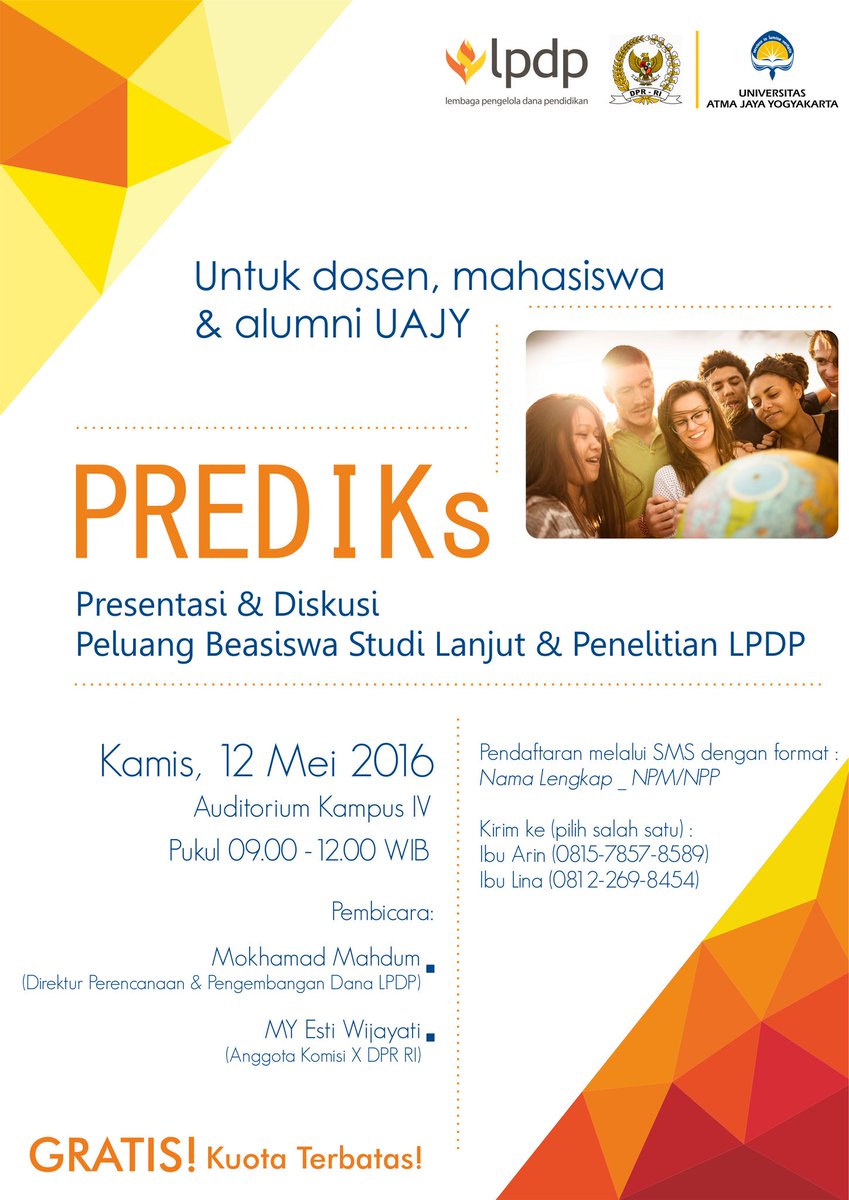 Informasi beasiswa &amp; dana penelitian dari LPDP. SMS Pendaftaran 081578578589 / 08122698454