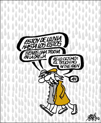 ¡ Truching in the rain...!.- #forges