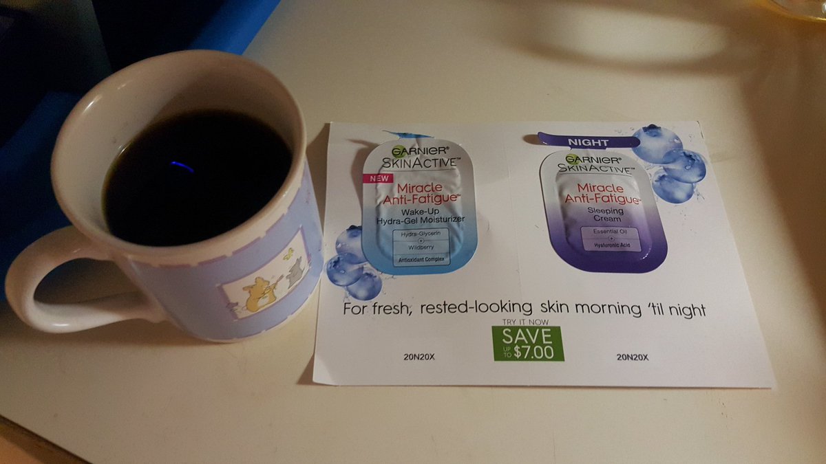 dbvernon's tweet photo. Garnier SkinActive Miracle Anti-Fatigue helps me wake up & look refreshed! #ActiveIsBetter #GarnierCrowd #sponsored https://t.co/ZFNTJNyaoE
