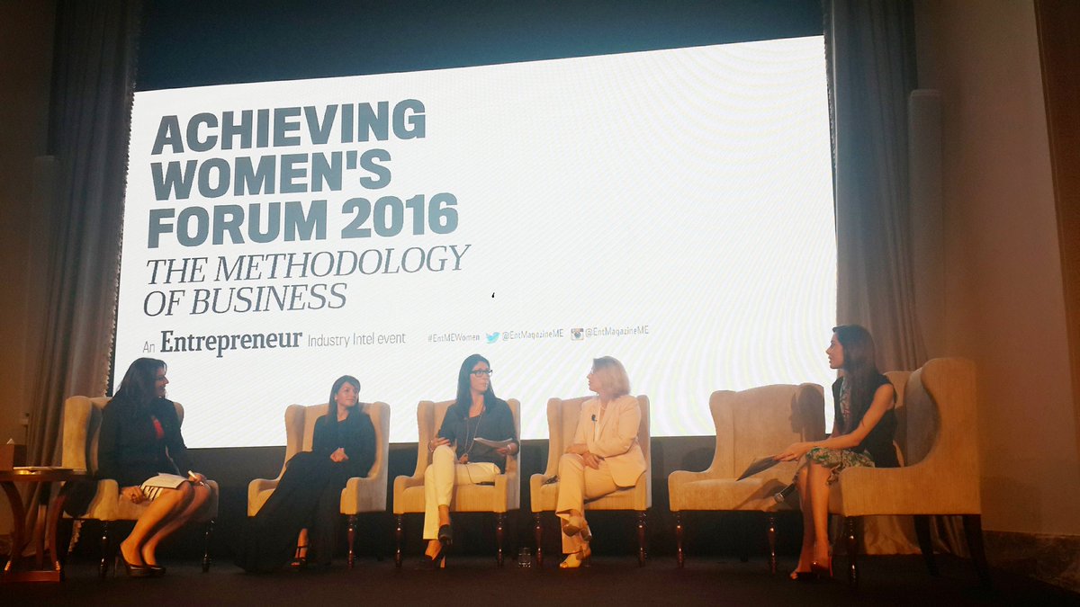 First panel: Barriers to #Business #Growth w/<a href="/HudaAllawatiUAE/">Huda Al Lawati</a>, <a href="/sophieleray/">Leray sophie</a> and @BalCap #EntMEWomen