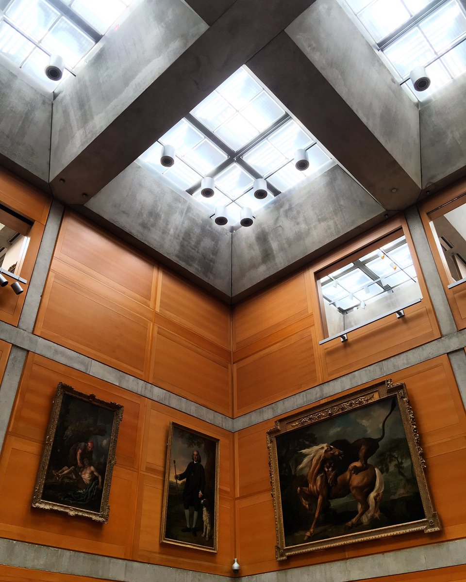 rcembalest's tweet photo. Bringing it all back Kahn: Conserved, refurbished & updated, @YaleBritishArt reopens tomorrow #YBAC https://t.co/IhUNxrQHjk