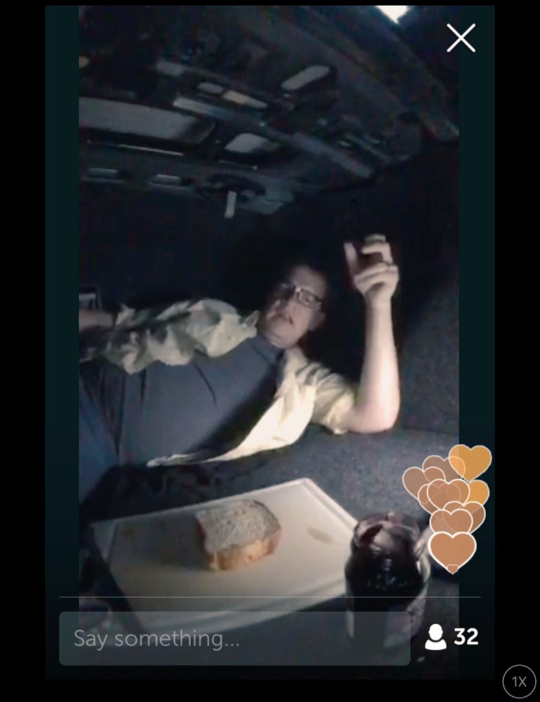 suntastic77's tweet photo. .@TheEditorTV on #Periscope : It's Science AND Sandwiches with Eugene⚗🔌🤓 #TrunkTimeScope https://t.co/T4TsdIkTO1… https://t.co/02J05DmaXv