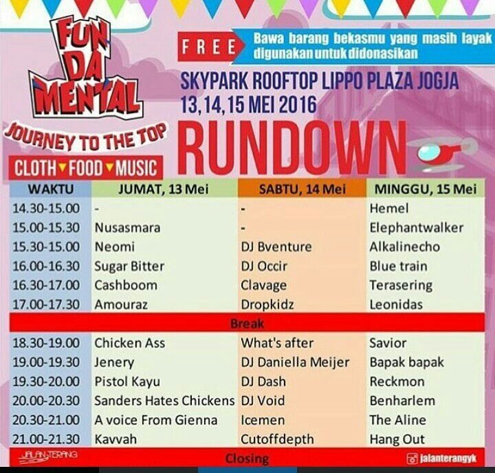 buat kalian yg ga ada rencana nyore besok dari hari jumat - minggu,mending maen kesini aje!,be there bosku...