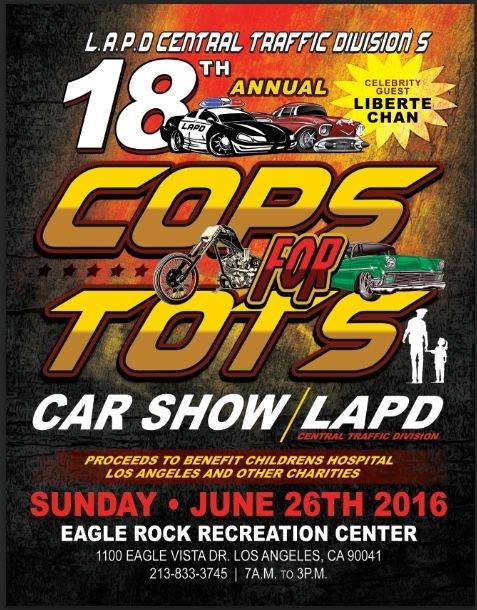COPS FOR TOTS Car Show 2016---June 26, 2016