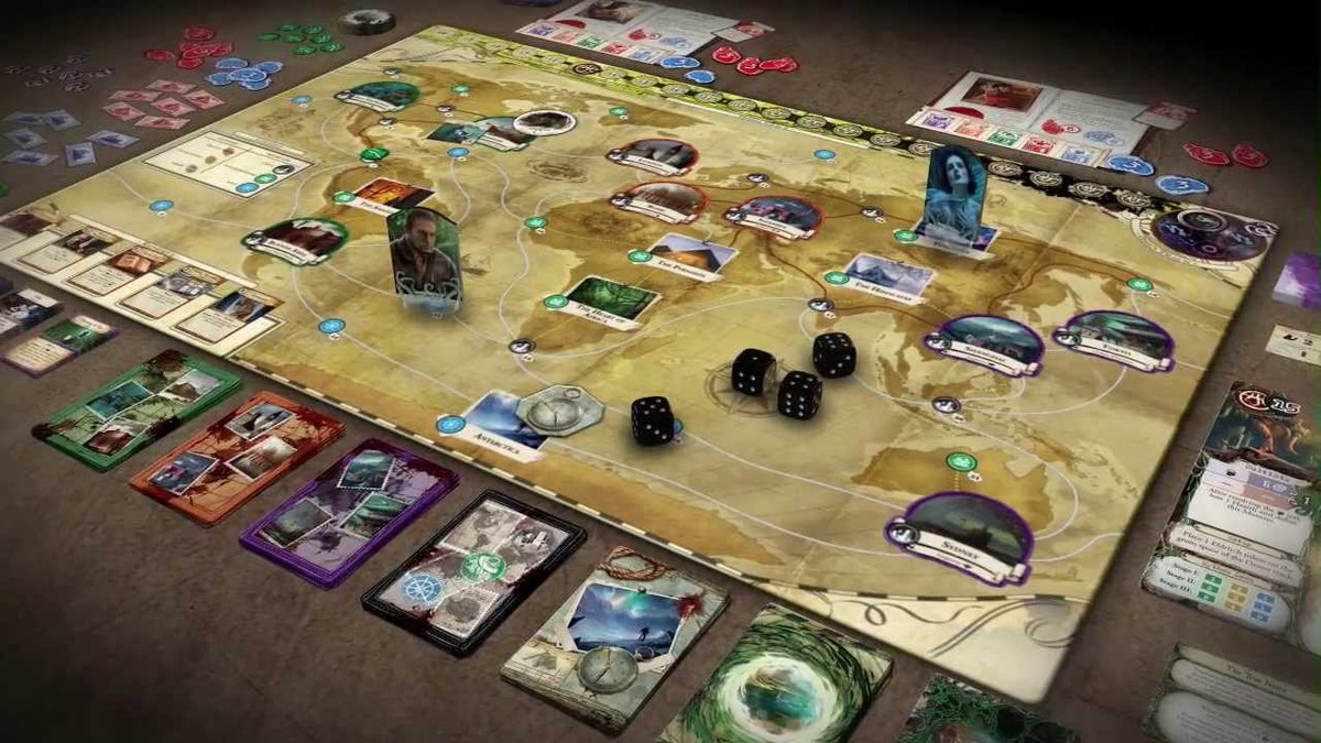 It's huge and complicated and long and weird and worth checking out! Learn to play ELDRITCH HORROR this Sunday 12-5!