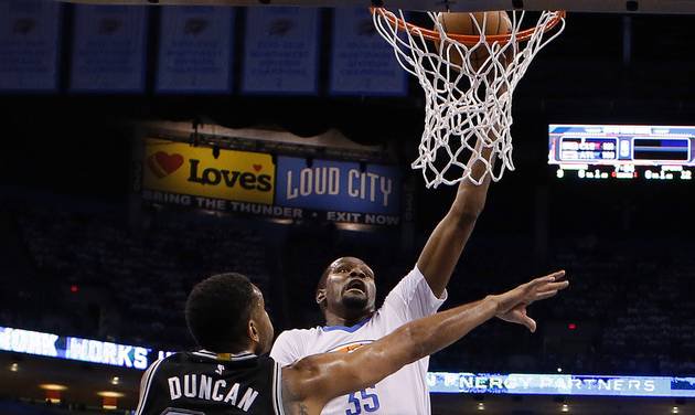 StandardNeeds's tweet image. OKC Thunder makes it a 3-2 advantage over the San Antonio Spurs. Final score 95-91.