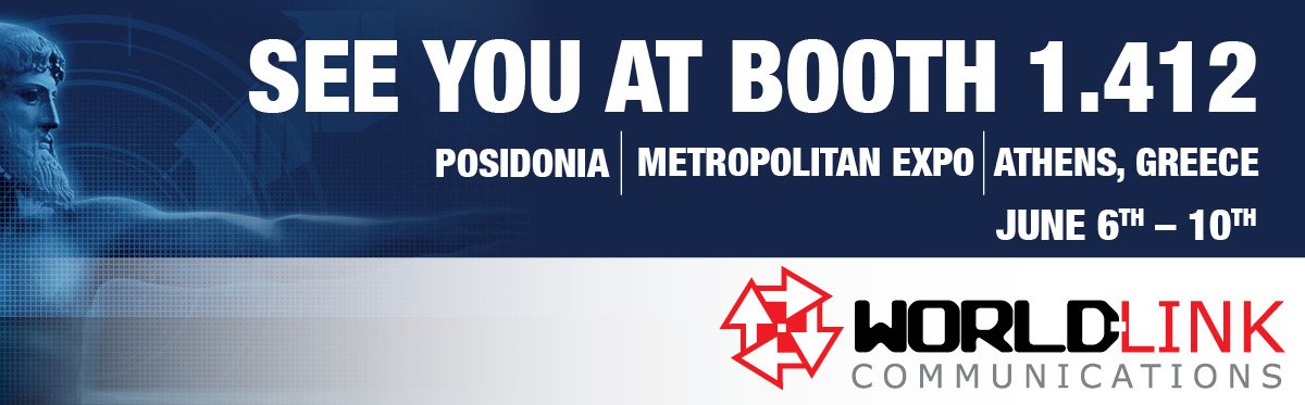 WorldLinkComms's tweet image. See you at booth 1.412 #Posidonia