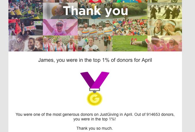 JDPGlobal's tweet photo. So happy to be in the top 1% of Donors on @JustGiving in April 🎉 on behalf of @JDPGlobal and the team 😊 Contact us 📢 https://t.co/ObbIyHF3cm