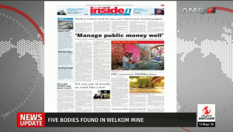 DripDripSplash1's tweet photo. Now @PeterVanOtakes us through news making the day's front pages on #ANN7Vuka #Dstv405 https://t.co/0EVp0SLlDv