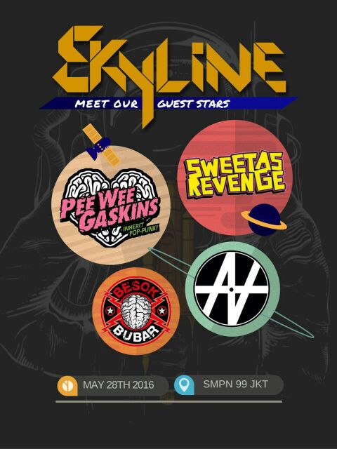 Jangan lupa kawan-kawan tanggal 28 mei 2016 kita huru hara bareng d SMPN 99 JKT merapat kawan \m/