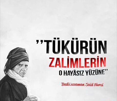 "Tükürün zalimlerin o hayasız yüzüne."
