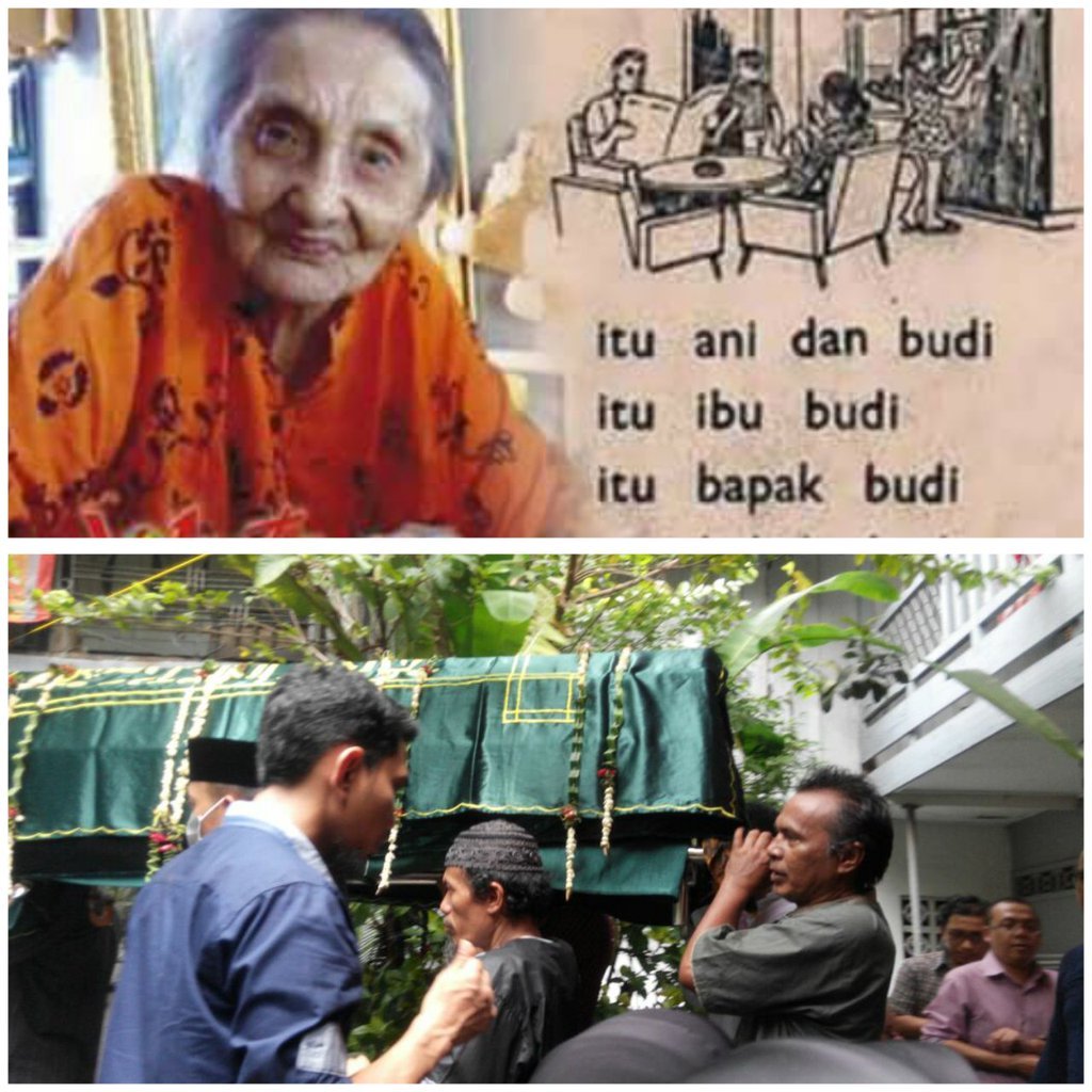 INDONESIAinLOVE's tweet photo. innalillahi wainnailaihi rojiun Meninggalnya Penulis Buku Ini Budi, Ibu Siti Rahmani Rauf diusia 97 thn #RIPiniBudi https://t.co/ys8qIBqSfZ