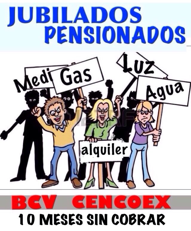 !!DEPRIMENTE !!
#pensionadasJubiladasexterior <a href="/roccoalbisinni/">Rocco Albisinni</a> <a href="/BCV_ORG_VE/">Banco Central de Venezuela</a> <a href="/MiguelPerezAbad/">Miguel Pérez Abad</a>