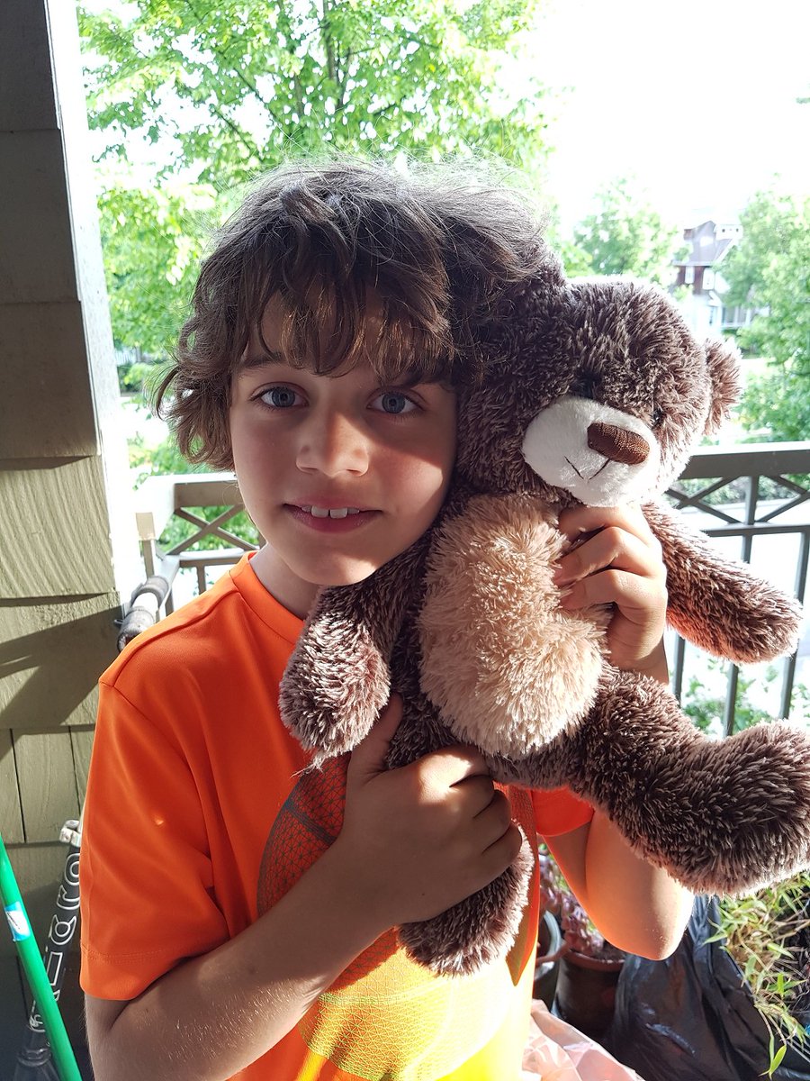 myrestorie's tweet photo. Made it home and gave Harrison Floppy Teddy from @BC_CNA Thanks! We support #JordansPrinciple @Caringsociety https://t.co/ZTwBNplhLo