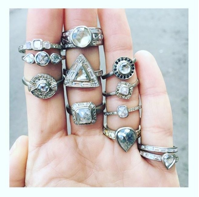 tomfooleryLDN's tweet photo. Come see our #whitegold #engagement ring collection by @metierbytf #uniquediamond #greydiamonds #wedding #diamond https://t.co/TLbzg8BSLb