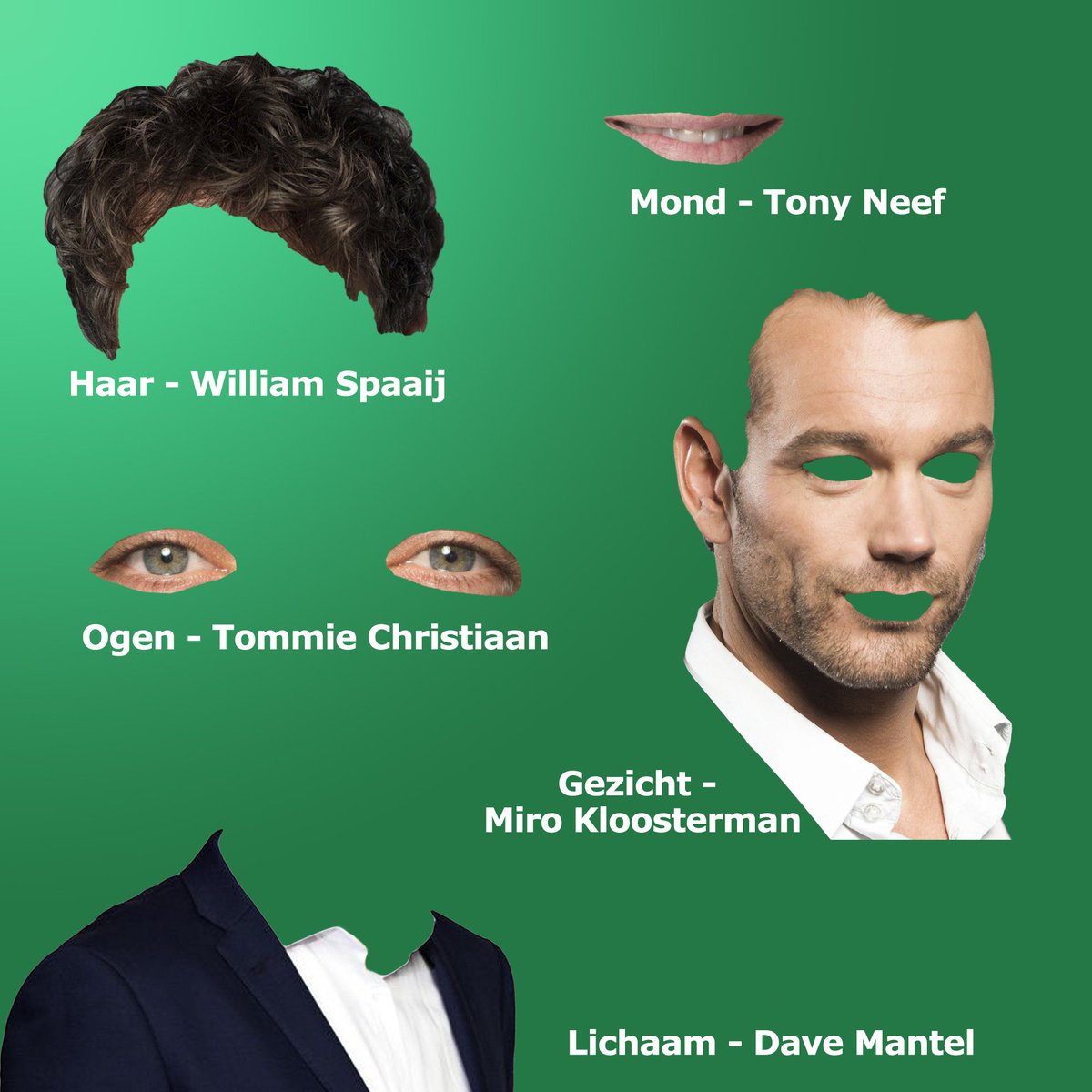 Dit was een lastige. Jullie zaten zo dichtbij! 🤓 #GezichtenMix