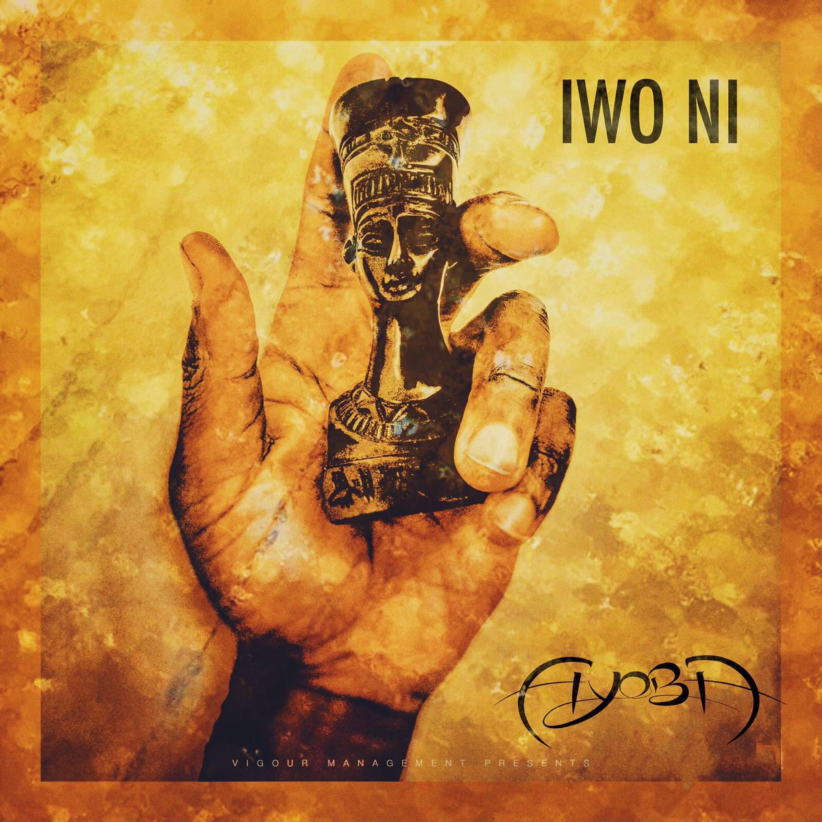 WeHaveVigour's tweet photo. It's GOLDEN ! 😍💛 Here's the cover for @AyobaMusic 's new track out May 20th, #IWONI !2nd track from his #Spectrum16 https://t.co/tBN0cm9HPN