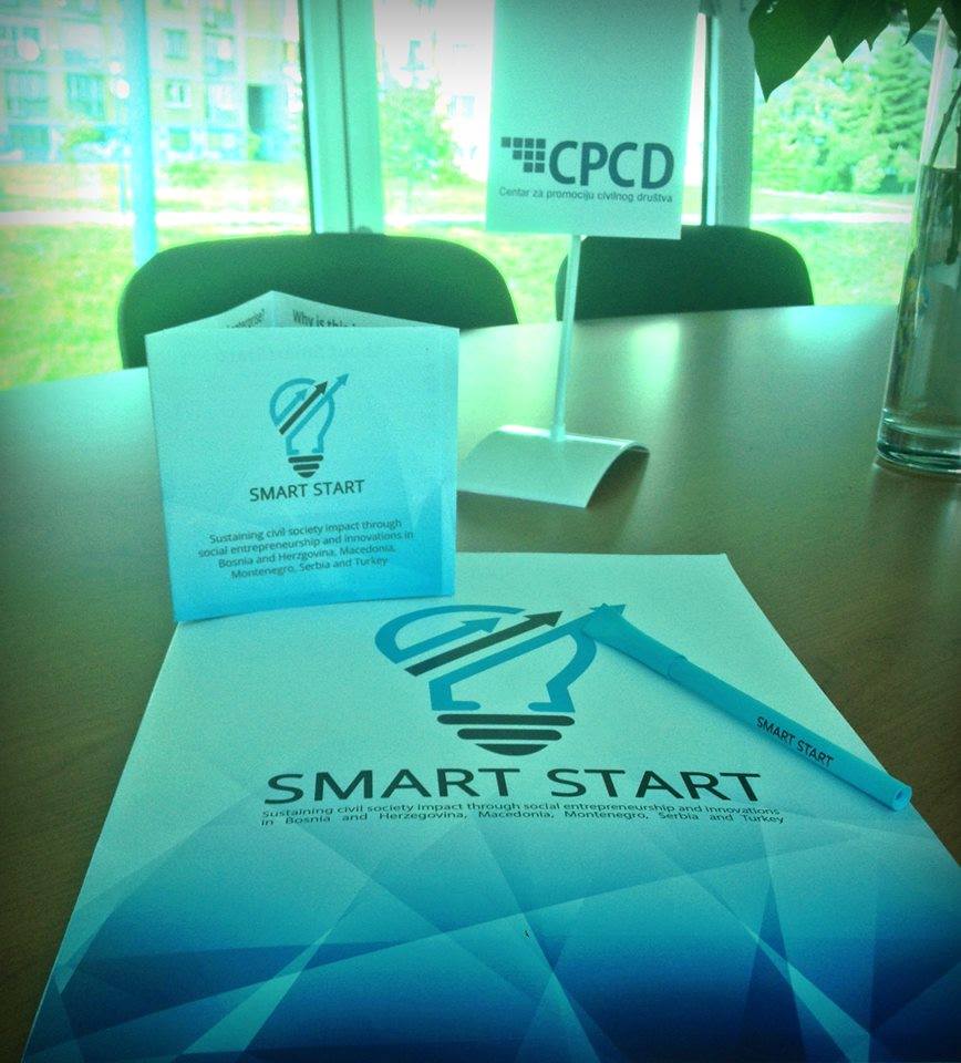 SMART START u Crnoj Gori - Podrška uticaju civilnog društva kroz socijalno preduzetništvo i inovacije
