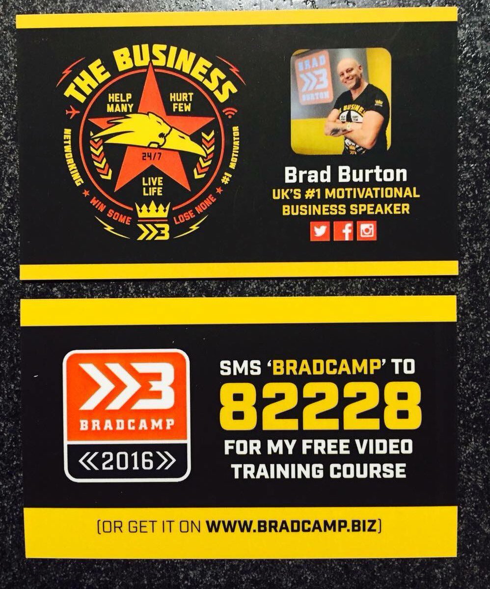 BradBurton's tweet image. All new BradCamp.biz has launched @TheBusinessShow 👀🇬🇧

Text "BradCamp" to 82228 NOW! #TBS2016