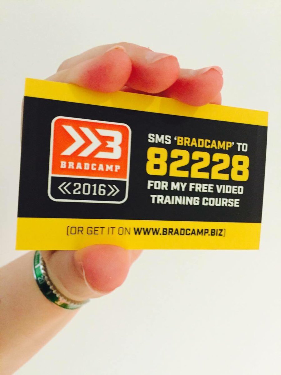 BradBurton's tweet image. All new BradCamp.biz has launched @TheBusinessShow 👀🇬🇧

Text "BradCamp" to 82228 NOW! #TBS2016