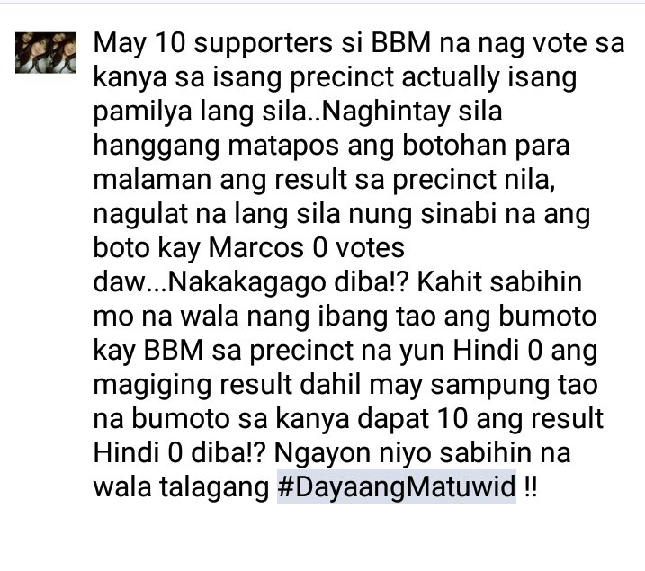 ItsChrissyWorld's tweet photo. #AyokoShumutup

#BongBongIsRealVP #BBM4VP #LabanMarcos #Marcos2016 #BBM2016 https://t.co/KBaGVRh5O0