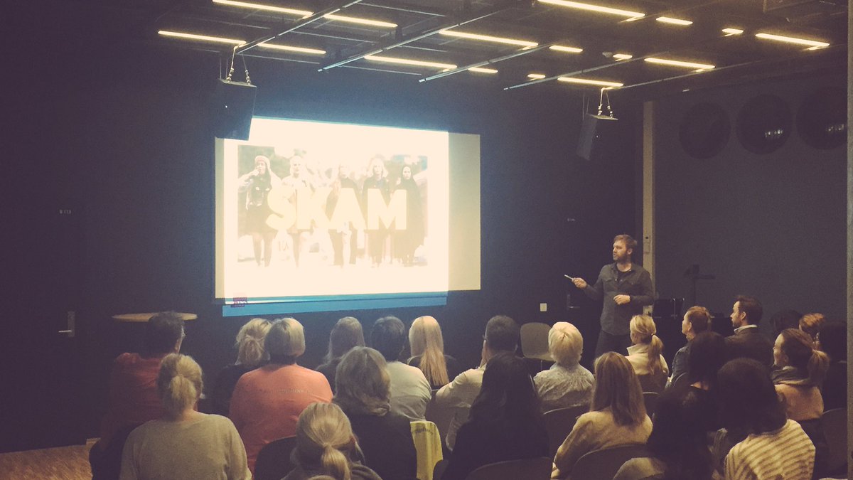 Frokostmøte i <a href="/Trondheimmarked/">Trondheimmarked</a> med @TNSGallupNorway og <a href="/nilsps/">Nils Petter Strømmen</a> #medievaner #markedsføring #skam