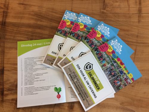 Alle wandelaars krijgen tijdens #A4DDONGEN de route in een boekje. Leuk dat we dit mochten vormgeven en drukken.