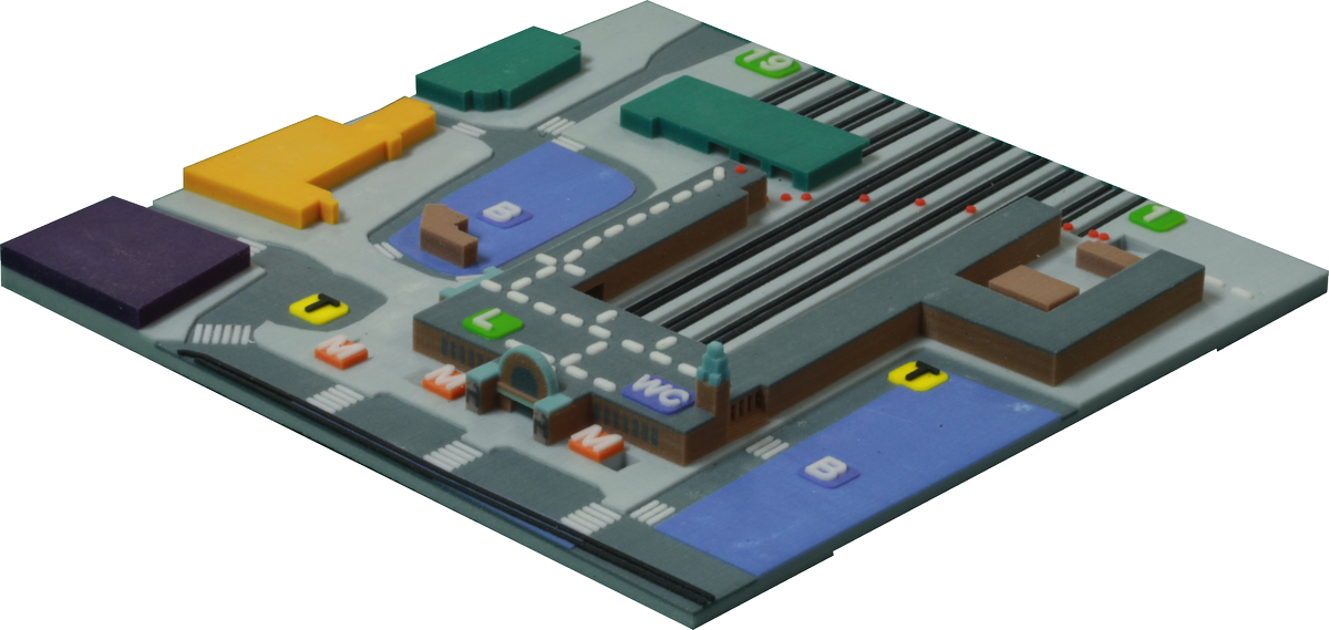 TactMap's tweet image. #blind users first knew about the Helsinki clock tower when touching this map goo.gl/ztdbf7 #accessibility