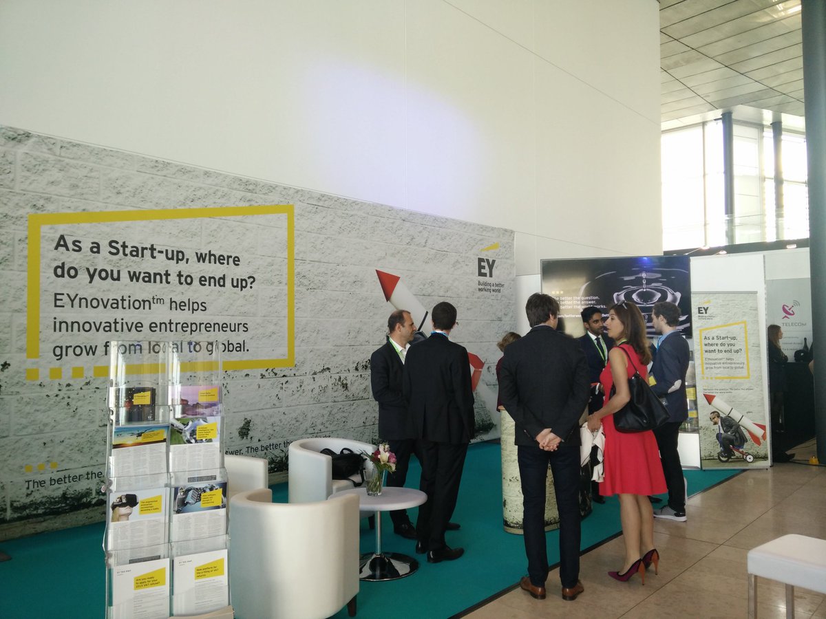 EY_Luxembourg's tweet photo. Second day at the #ICTSpring2016 ! We are ready to welcome all of you. https://t.co/bisS9NBOxS