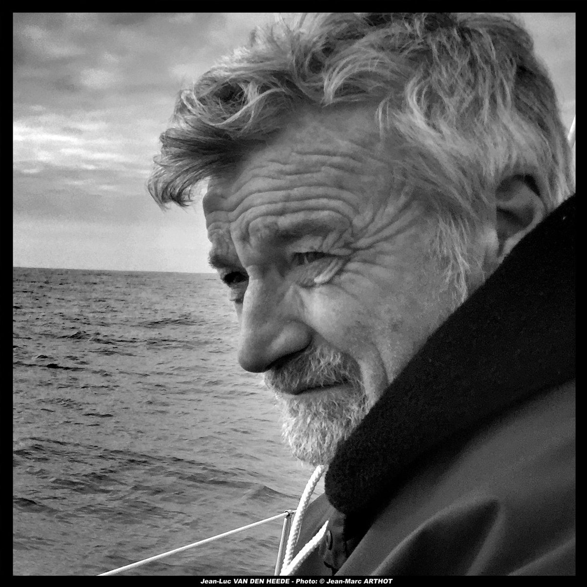 Entrainement à bord de Mojito, my boat for Golden Globe Race #GGR credit:J.M. Arthot réalisée au Rolleiflex de 1967