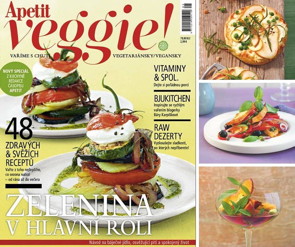 Dnes vychází nový časopis Apetit veggie! plný vegetariánských a veganských receptů, lahodn… ift.tt/1TEe0rs