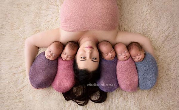 dishaaaa2331's tweet photo. This proud mum's beautiful photoshoot with quintuplets is going viral https://t.co/ODuCNQKi9y … https://t.co/gkj8Irm7j8