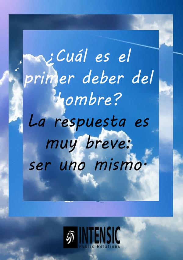 No esperes mas, se tu mismo y conseguirás todo lo que te propones