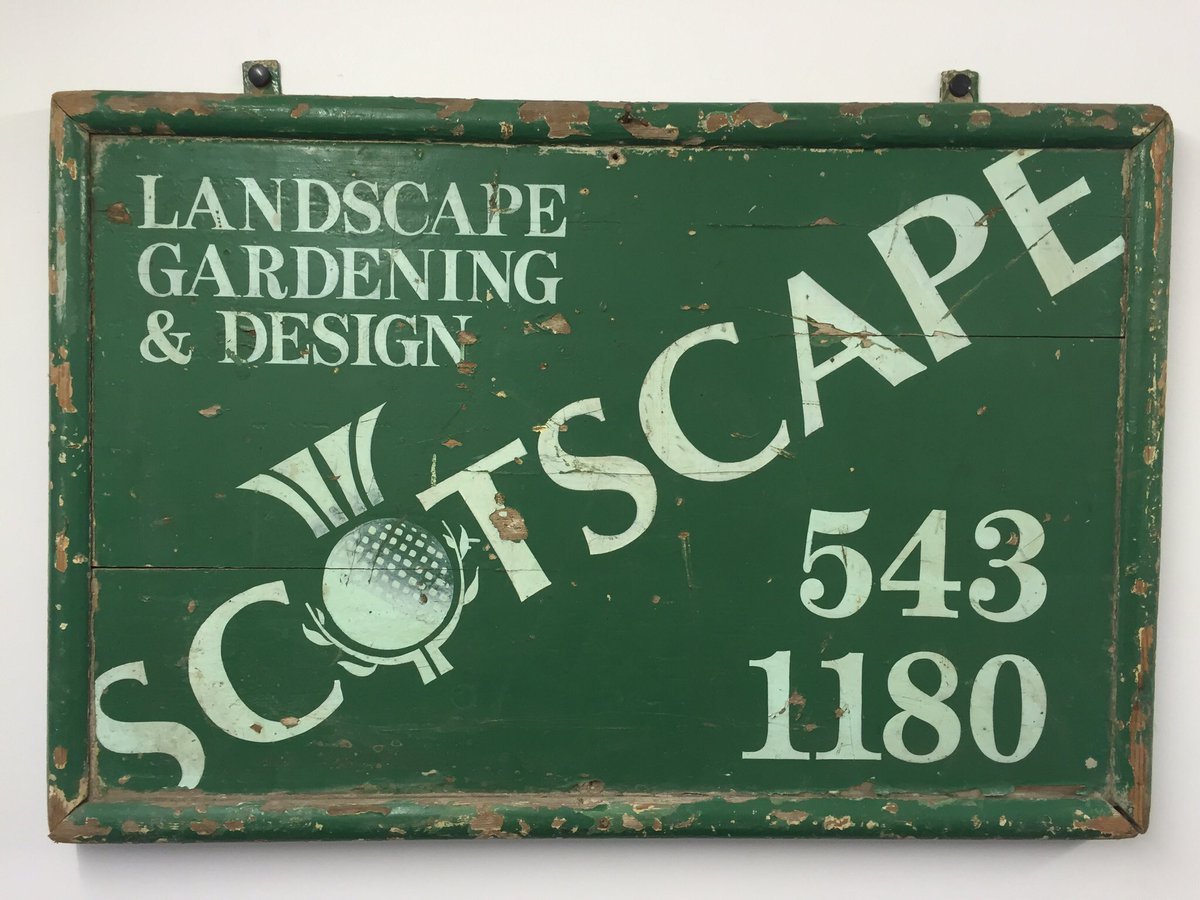 First Scotscape Sign 1992