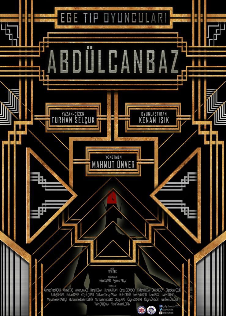 Sezonun ilk oyunu Abdülcanbaz 16-18 Mayıs saat 20:00'da sahnede . Davetiyelerimiz sınırlıdır . Herkesi bekliyoruz.