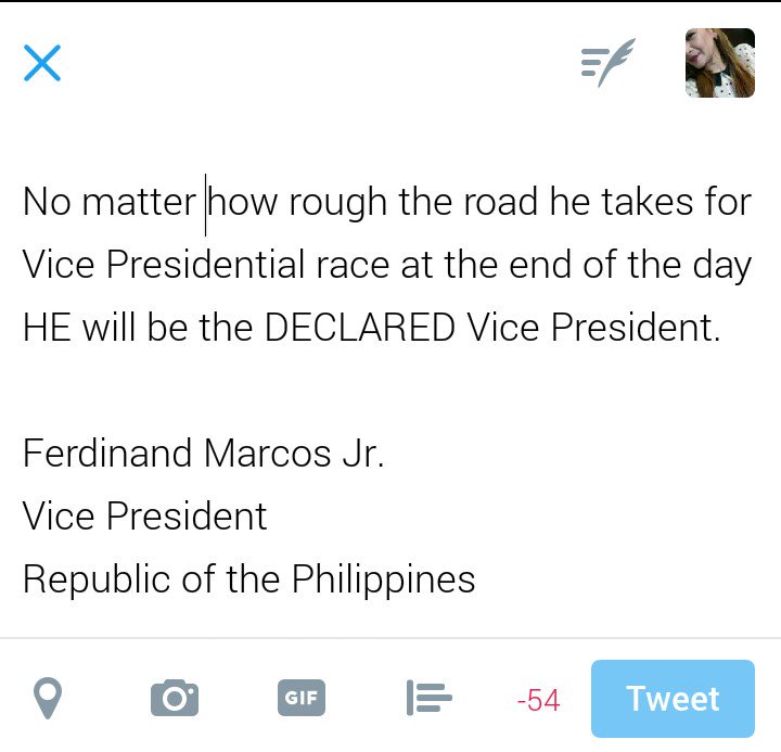 eckaalinsunurin's tweet photo. @sandromarcos7 #BongBongIsRealVP #BBM4VP #Marcos2016 #marcosvp https://t.co/UcmkCS2qbX