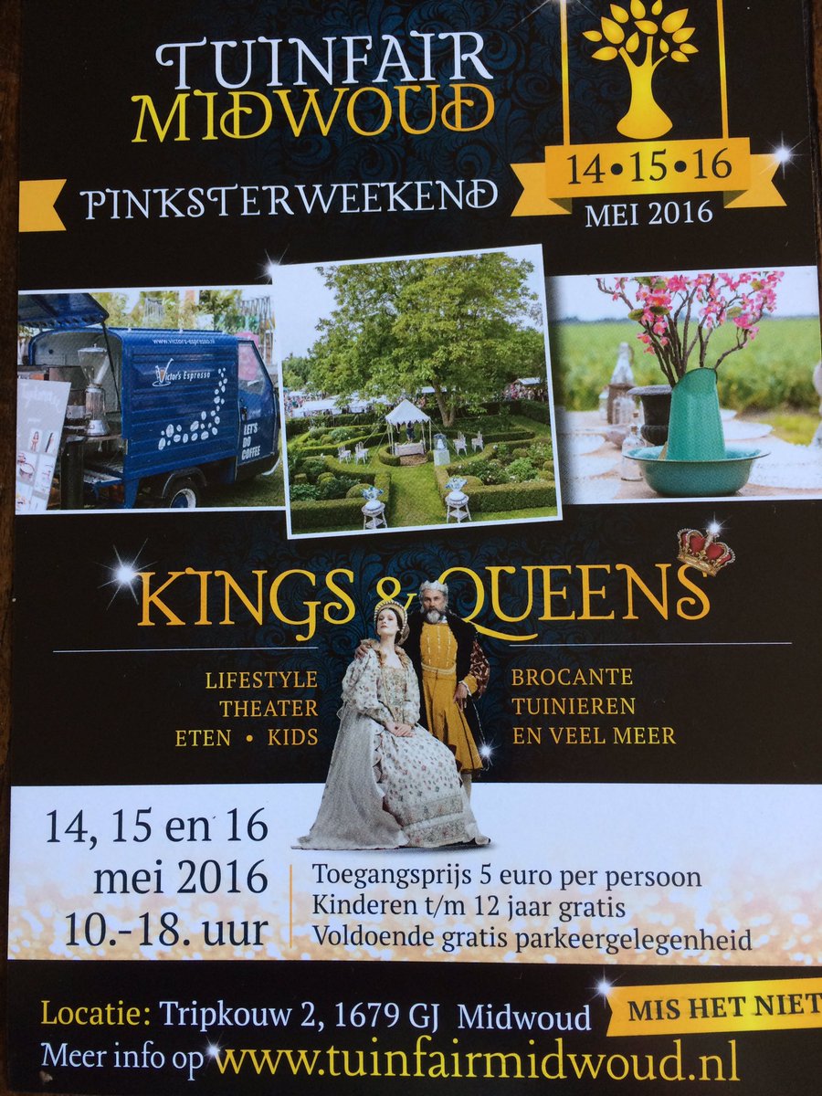 Voor de liefhebbers. We staan op de <a href="/TuinfairMidwoud/">Tuinfair Midwoud</a> as pinksterweekend.