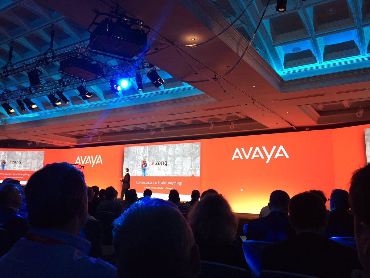 Avaya now introducing #zang, who was a Bond villain in the 70s....
#AvayaATF