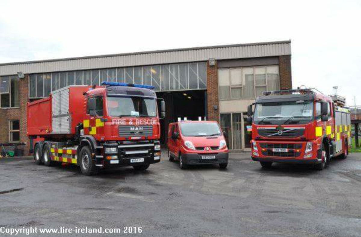 FireIreland's tweet photo. Y'day we visited #Cadogan, #Westland, #Withla, #Knock Stations in #Belfast Huge word of Thanks to Officers & FFs https://t.co/uoRuHL4YMg