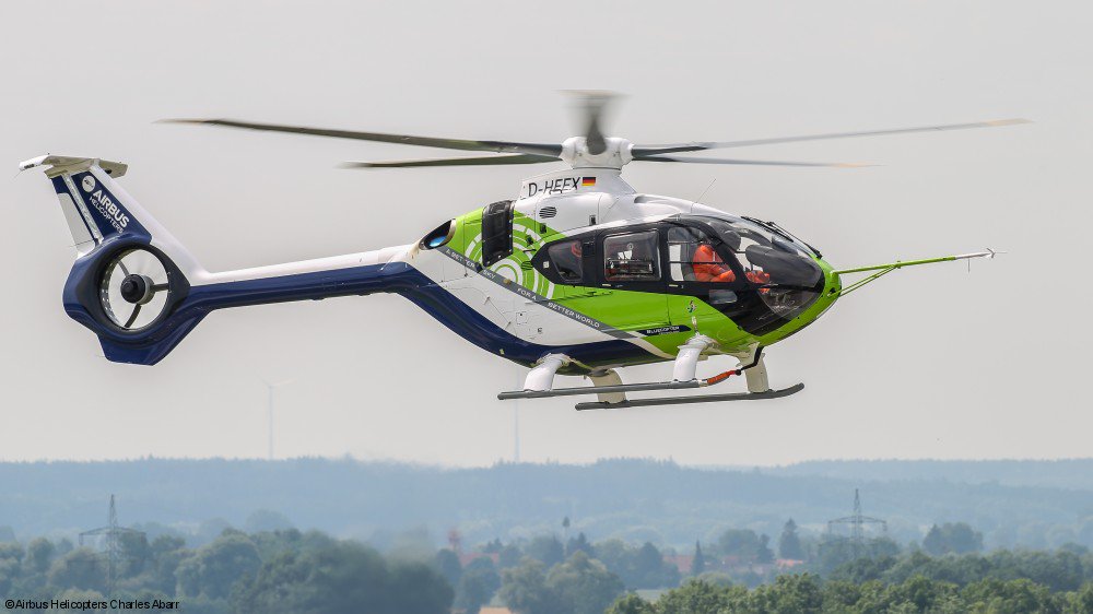 ILA_Berlin's tweet image. @AirbusHC present EC135 T H135 Bluecopter D-HEEX at #StaticDisplay