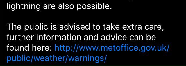 NNweather's tweet photo. ⚠️@metoffice warning issued for heavy showers with a risk of ⚡️ in #Northamptonshire today valid from 12pm - 10pm. https://t.co/BQWkf2UTHU