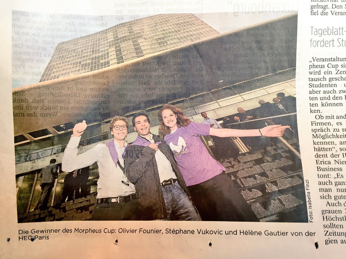 HomeLife_IoT's tweet photo. We are in the national newspaper @tageblatt_lu for the @MorpheusCup at the #ICTSpring2016 !! https://t.co/aUGCp74Umy
