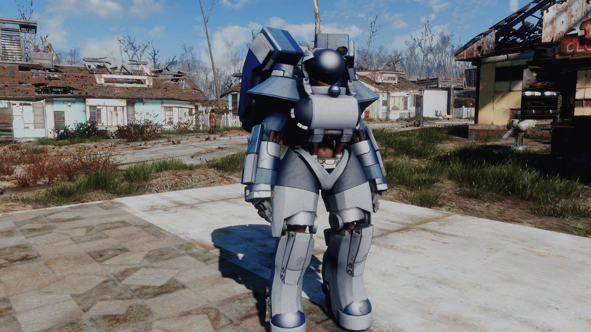 ピピ Fo4 A Twitter Navi Brand New Power Armor ネコモデルの